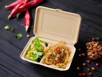 三種辣椒絞肉咖哩醬&義大利麵