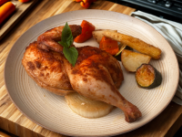 咖哩香料烤半雞