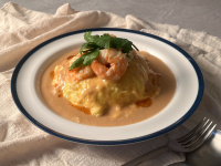 滿蝦白醬蛋包飯