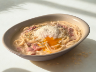 北海道培根蛋奶湯義大利麵