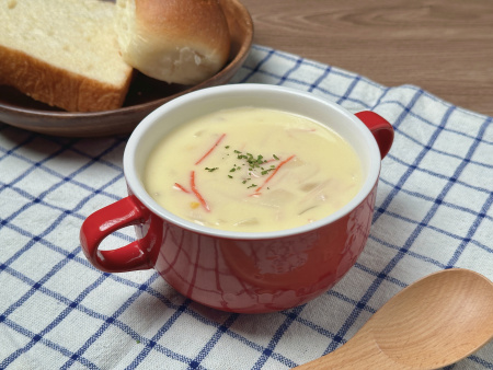 奶油玉米蟹味雞茸濃湯