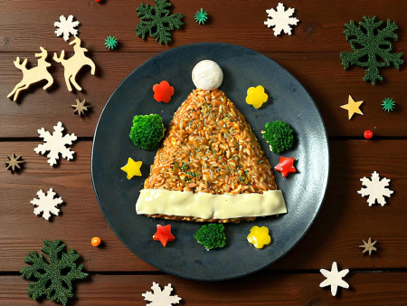 完熟聖誕紅帽燉飯