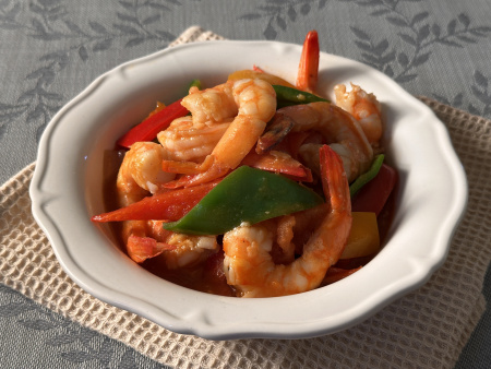 完熟蕃茄燴鮮蝦