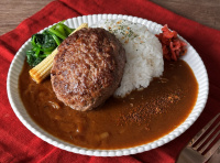 激辣香料咖哩漢堡排飯
