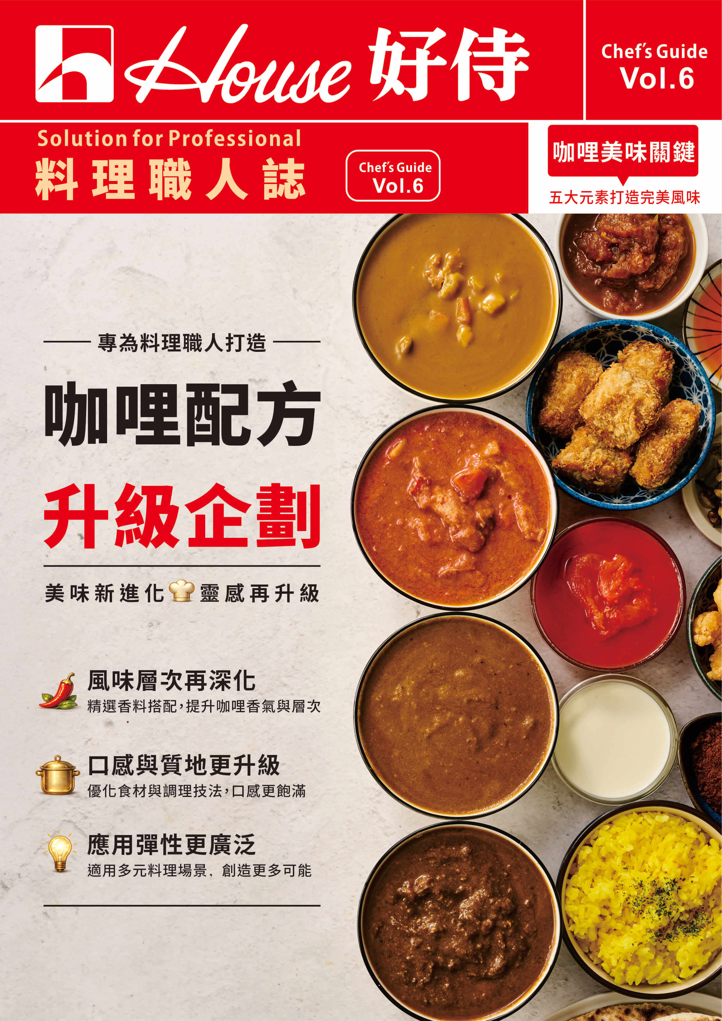 料理職人誌vol.6 咖哩配方升級企劃